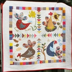 Hens CLA1410314Q Quilt Blanket and Home Decor