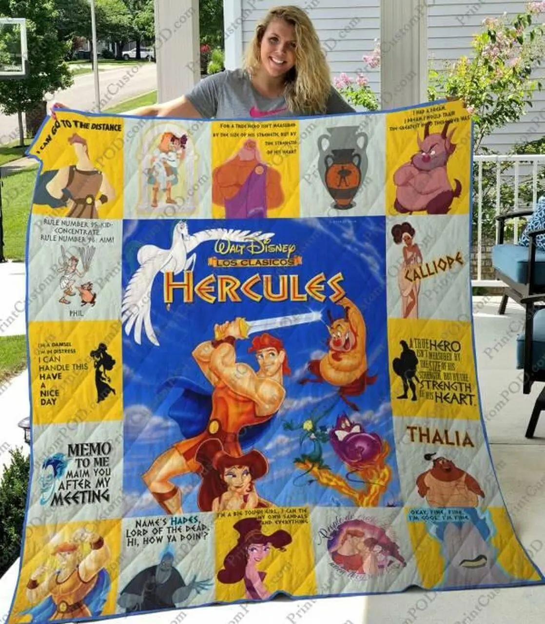 Hercules Quilt Blanket Limited Quilt Blanket and Home Decor