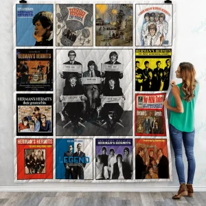 Herman S Hermits Quilt Blanket 02 and Home Decor