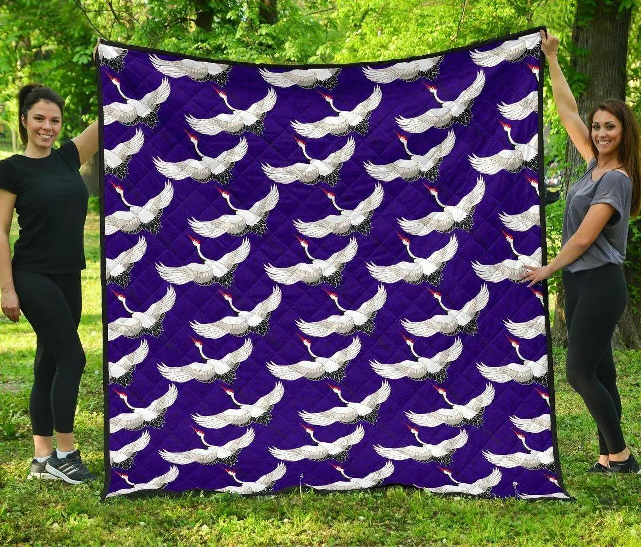 Heron Cl12100356Mdq Quilt Blanket and Home Decor