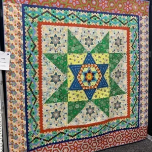 Hexagon Star Hur Quilt gi and Home Decor
