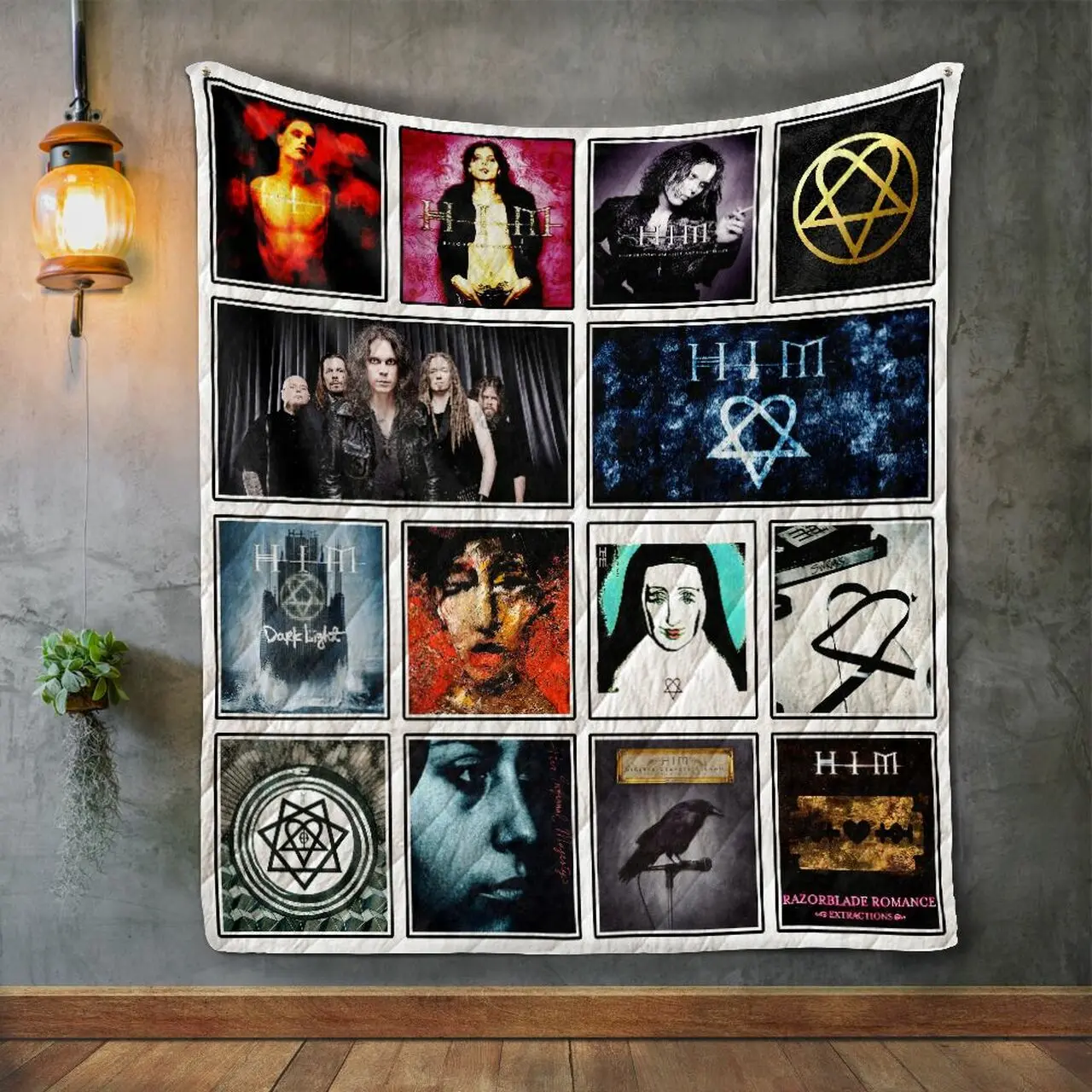 Him Album Covers Quilt Blanket and Home Decor