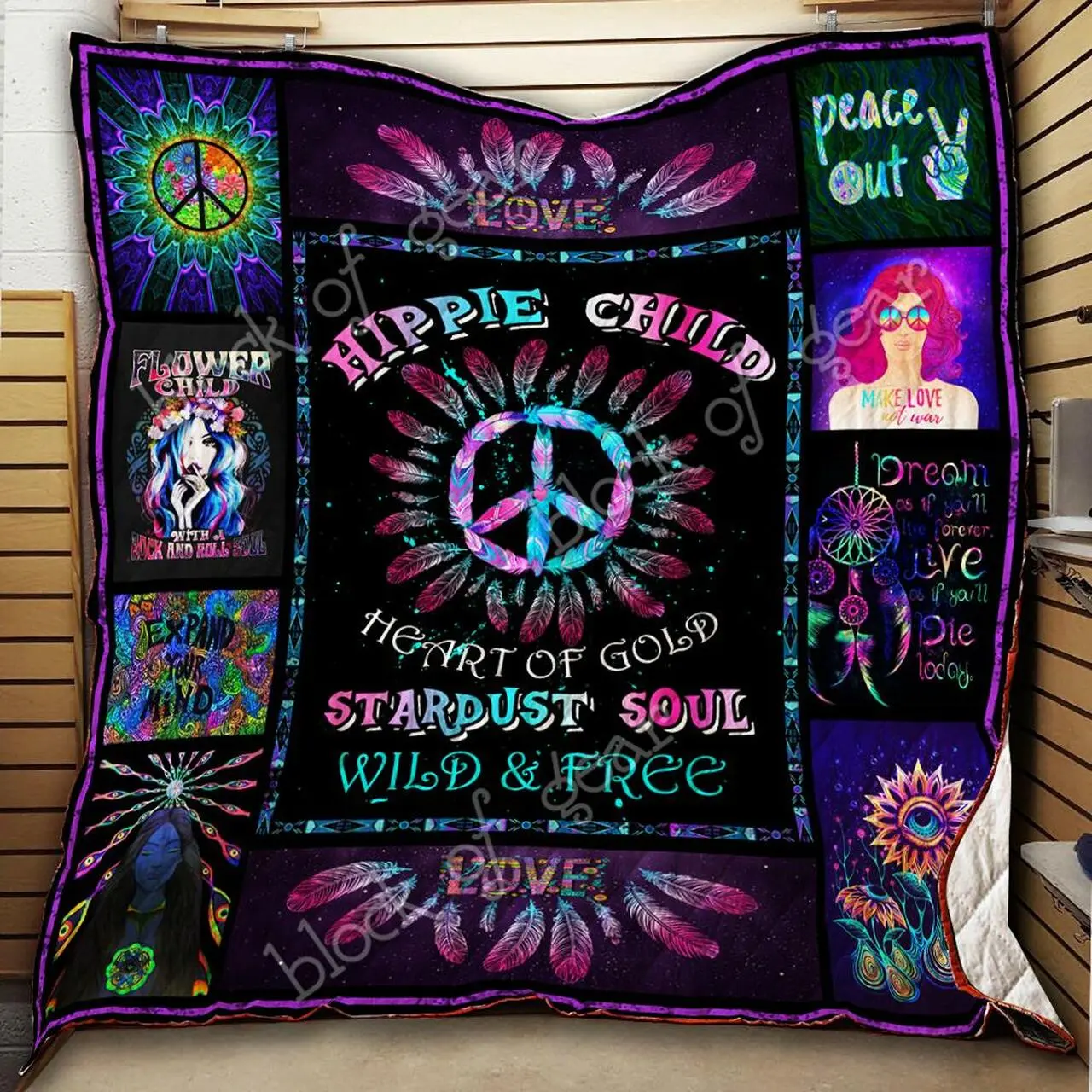Hippie Child Quilt Thh914 Quilt and Home Decor