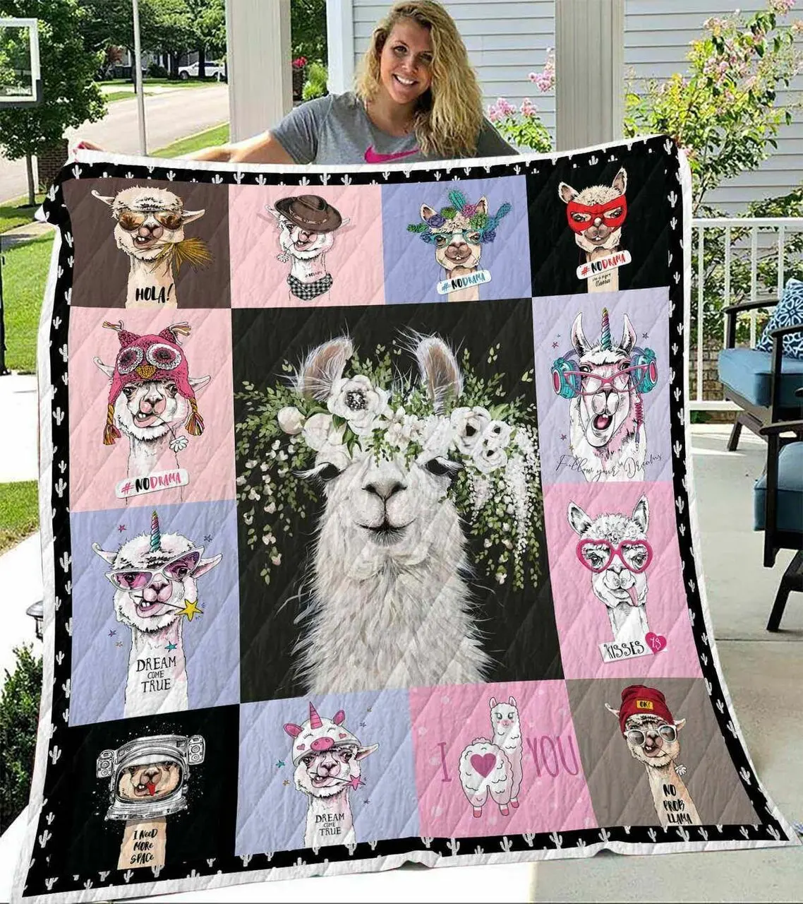 Hippie In Another World U Quilt Fv and Home Decor