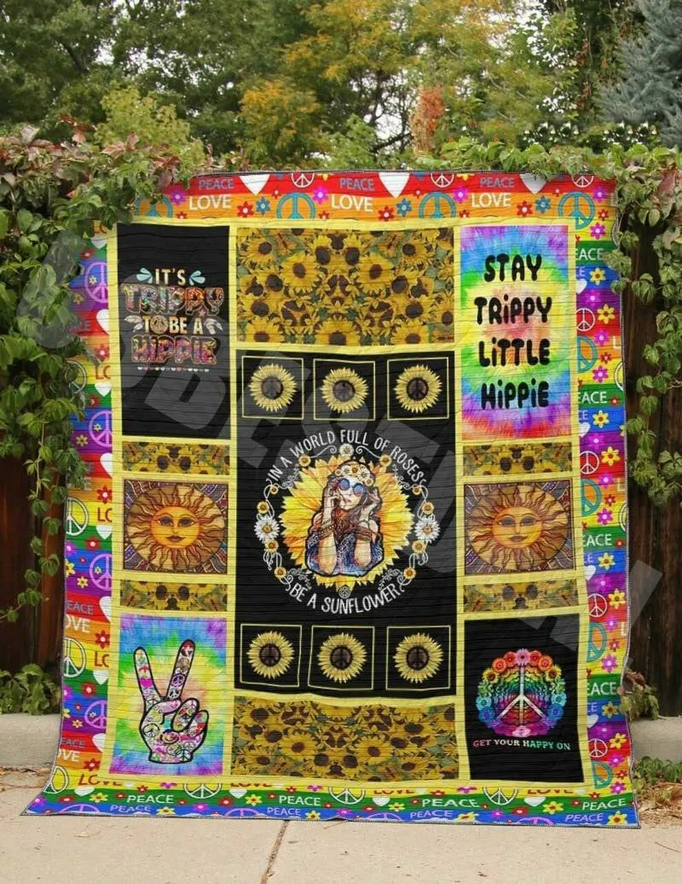 Hippie Vcb Quilt Derqkn and Home Decor