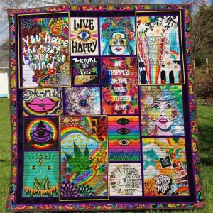 Hippie Ver1 Blanket Th1507 Quilt and Home Decor