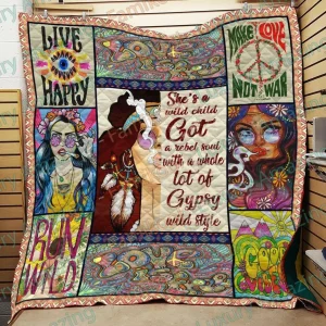 Hippie Wild Child Quilt and Home Decor