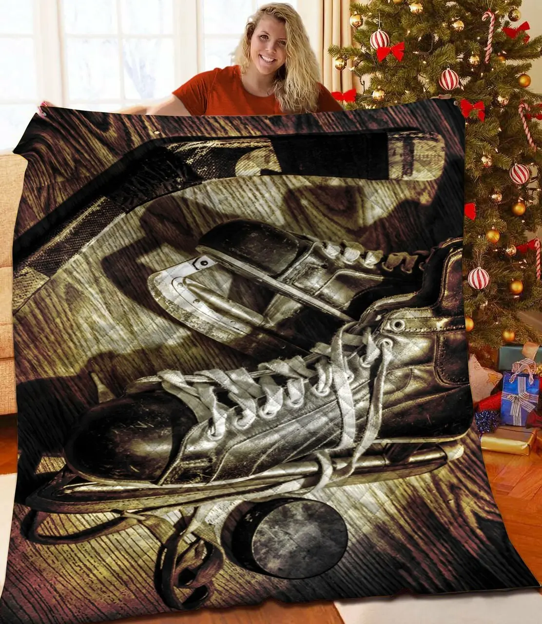 Hockey Quilt Ryp and Home Decor