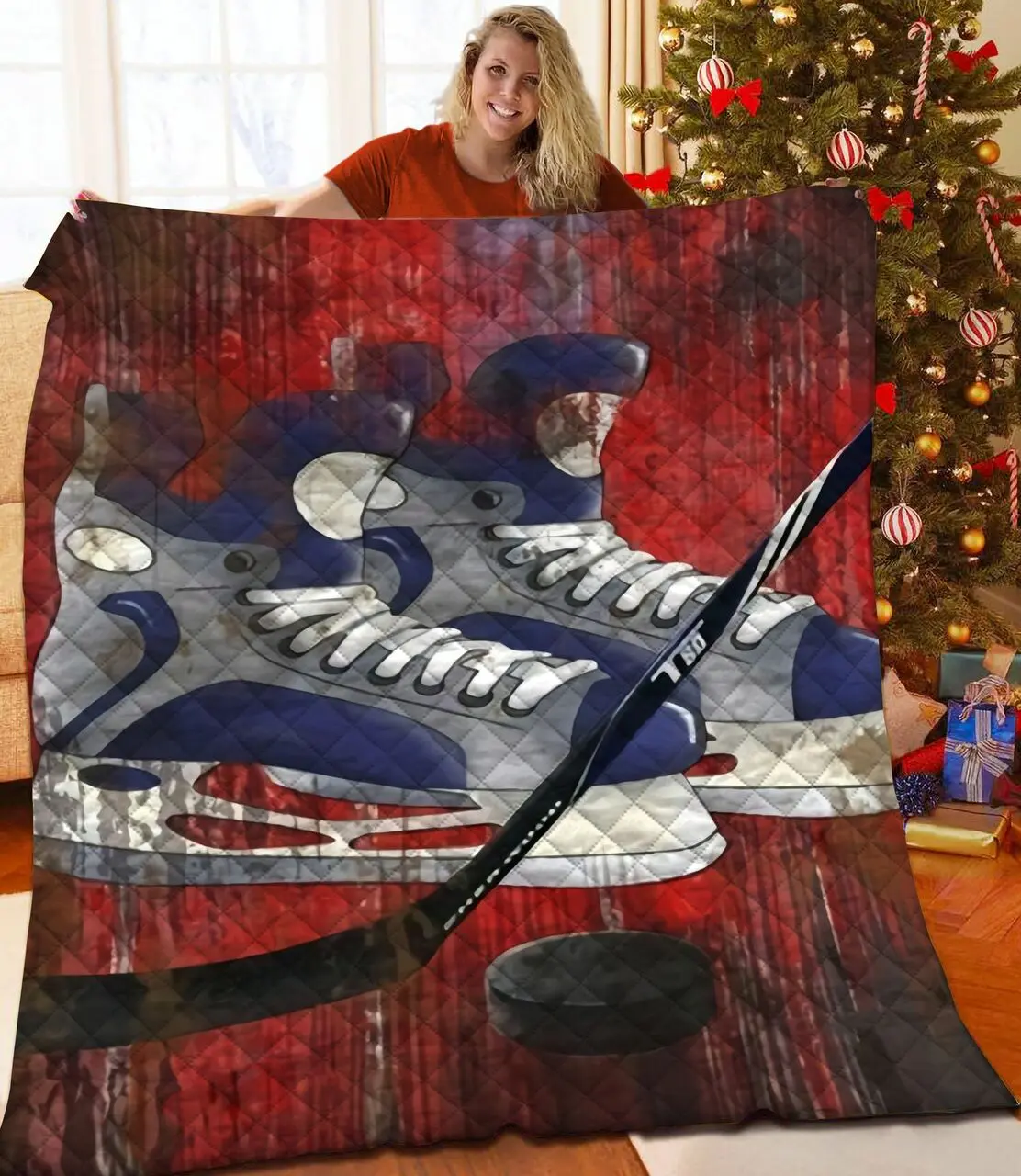 Hockey Quilt Sas and Home Decor