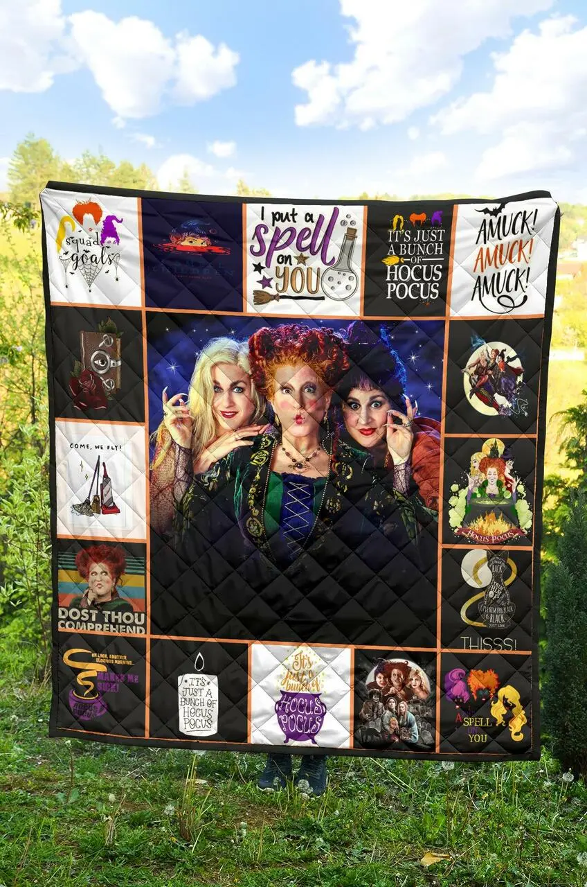 Hocus Pocus Premium Quilt Quilt and Home Decor