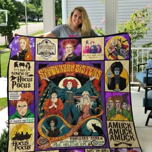 Hocus Pocus Quilt Blanket and Home Decor