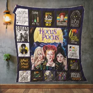Hocus Pocus Quilt Blanket Hothot 271020 and Home Decor