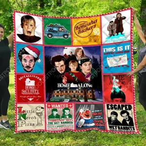 Home Alone Quilt Blanket and Home Decor