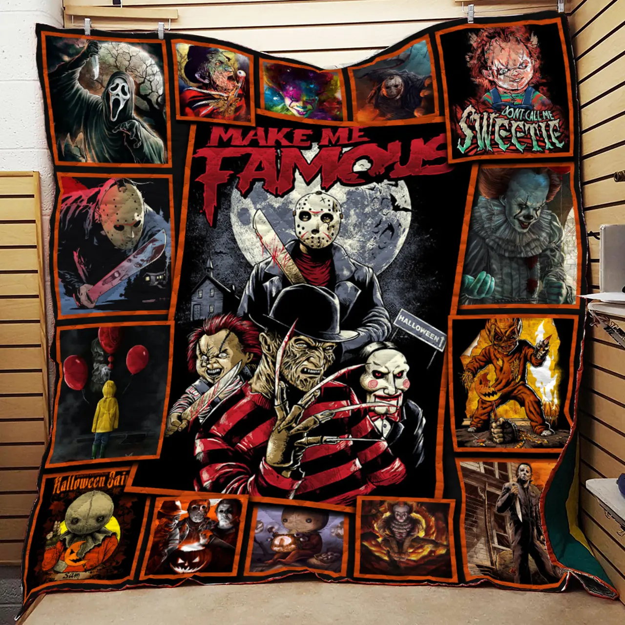 Horror Friends Quilt and Home Decor