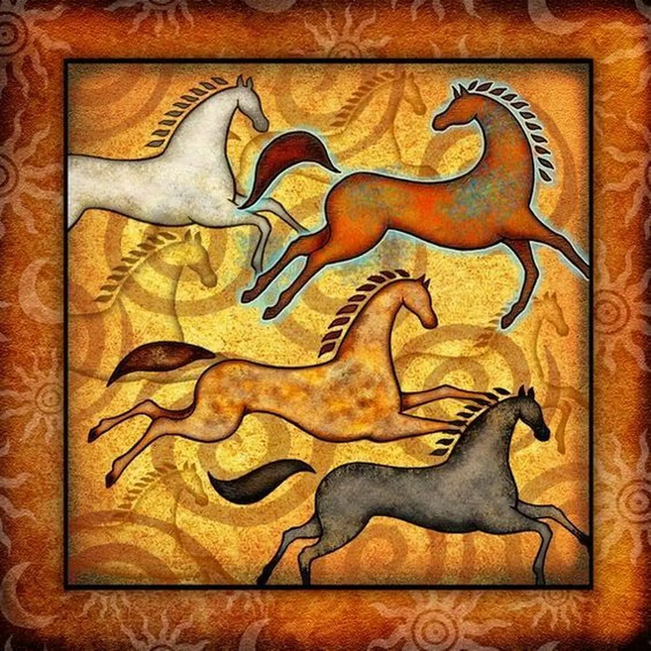 Horse Cla0511528Q Quilt Blanket and Home Decor