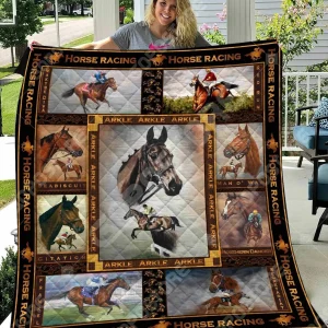 Horse Gopo Villa 3D Customized Quilt and Home Decor