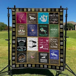 Horse Hur Quilt ca and Home Decor