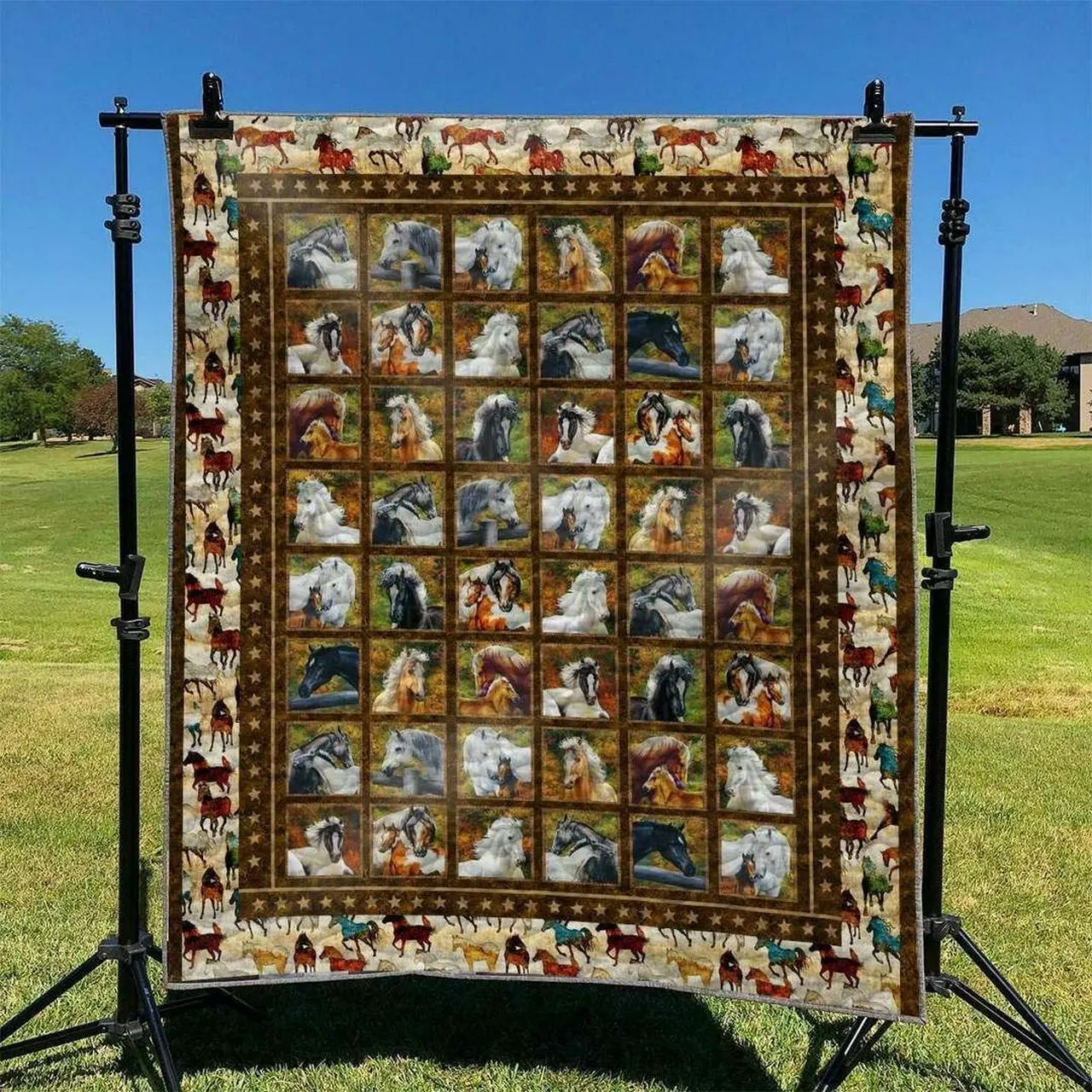 Horse Hur Quilt Cysiuh and Home Decor