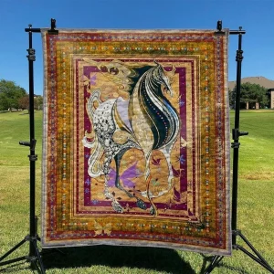 Horse Hur Quilt rt and Home Decor