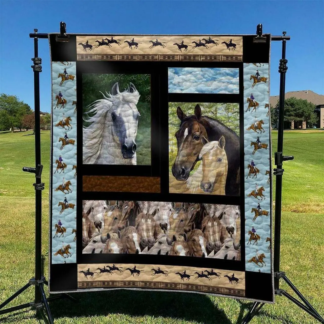 Horse Hur Quilt tt and Home Decor