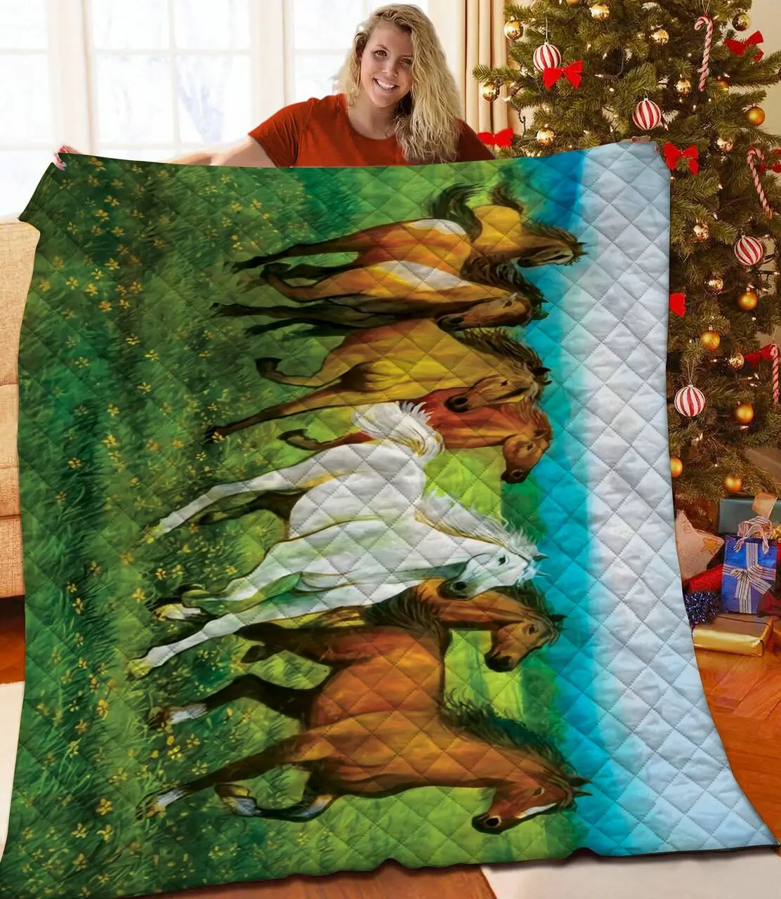 Horse Quilt Plu and Home Decor