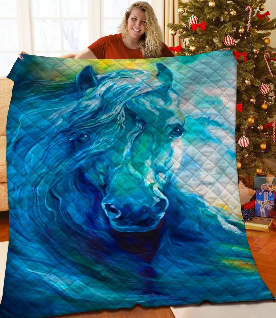 Horse Quilt Pmj and Home Decor