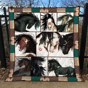 Horse – Quilt – Pod000080 and Home Decor