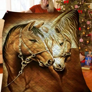 Horse Quilt Pqa and Home Decor
