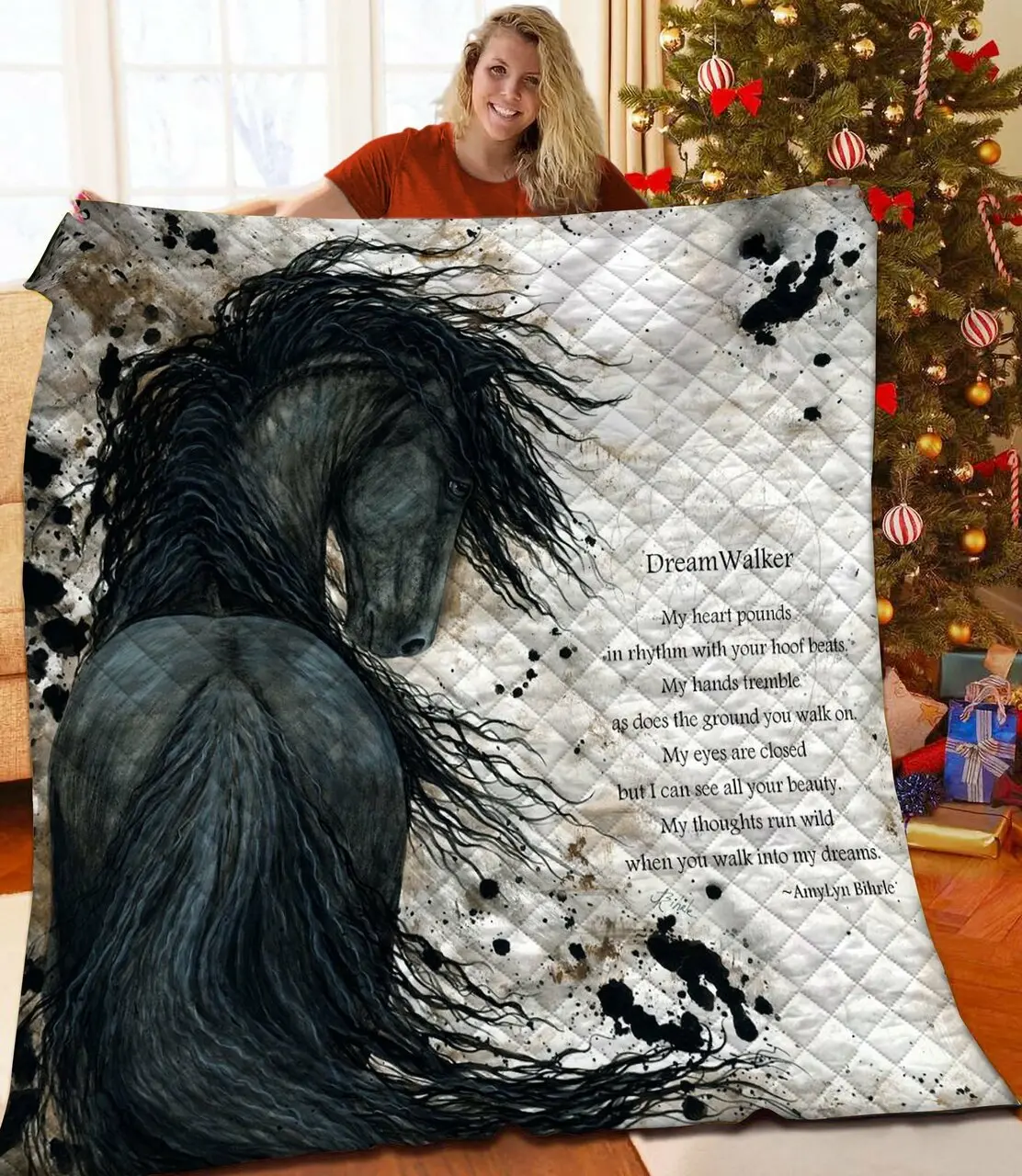 Horse Quilt Pqp and Home Decor