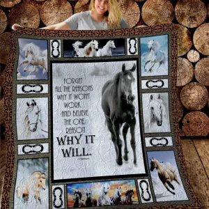 Horse Quilt Puv and Home Decor