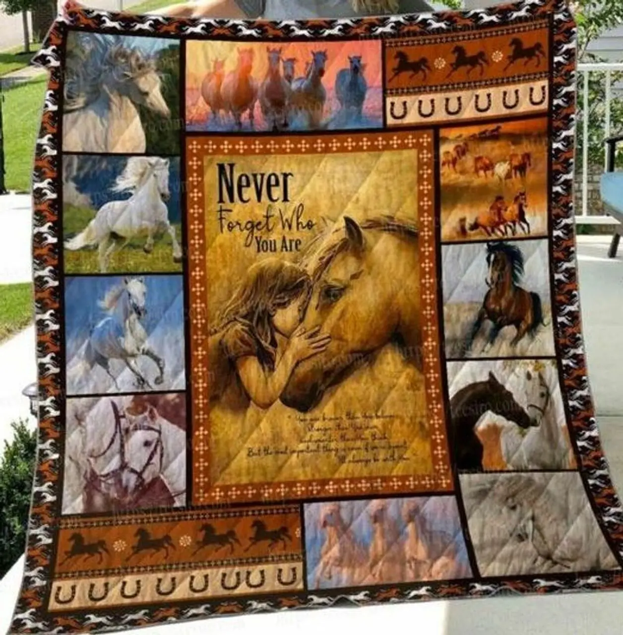 Horse Quilt Qkp and Home Decor