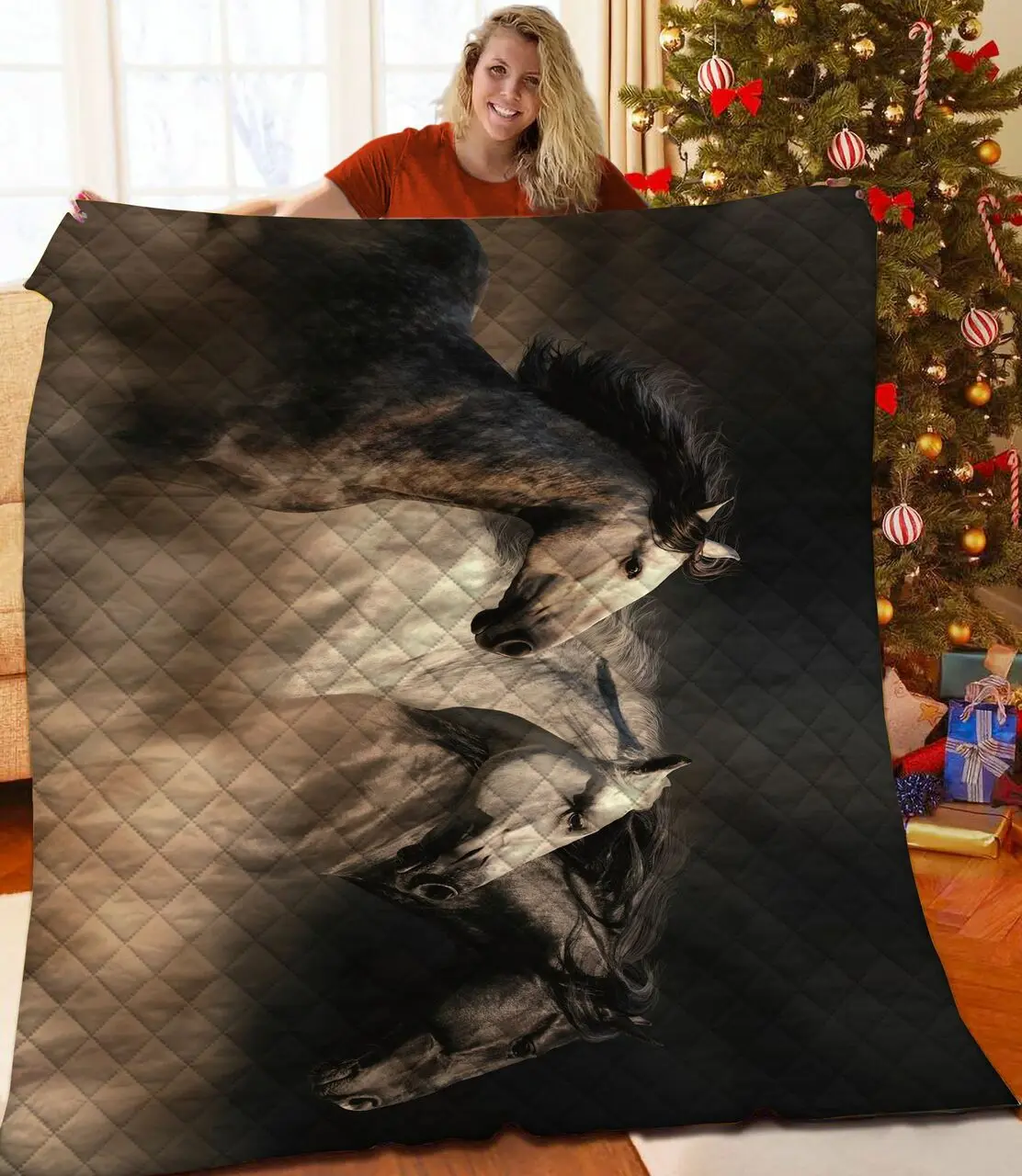 Horse Quilt Qnw and Home Decor