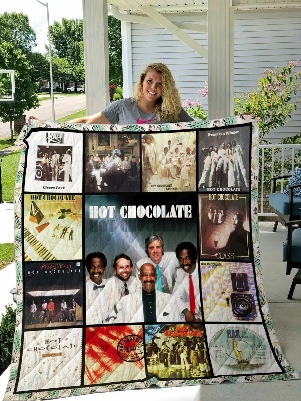 Hot Chocolate Album Covers Quilt Blanket and Home Decor