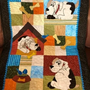Hound Dog Hur Quilt tk and Home Decor