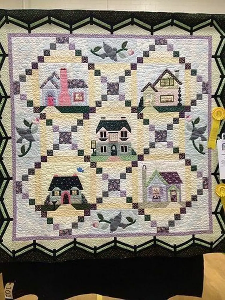 Houses Cla1910304Q Quilt Blanket and Home Decor