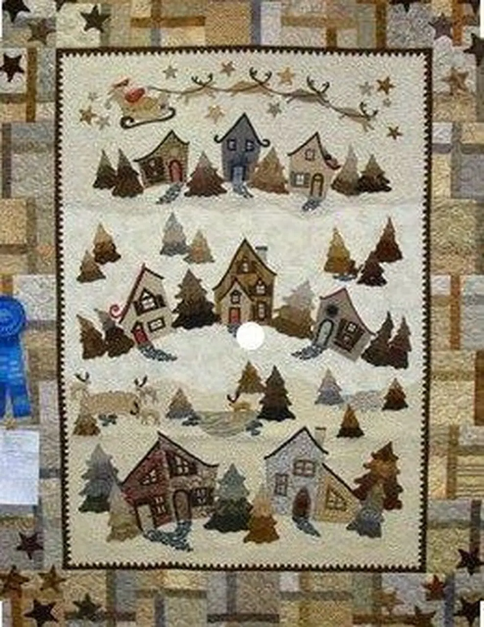 Houses Cla1910345Q Quilt Blanket and Home Decor