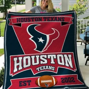 Houston Texans Quilt Blanket 06 and Home Decor
