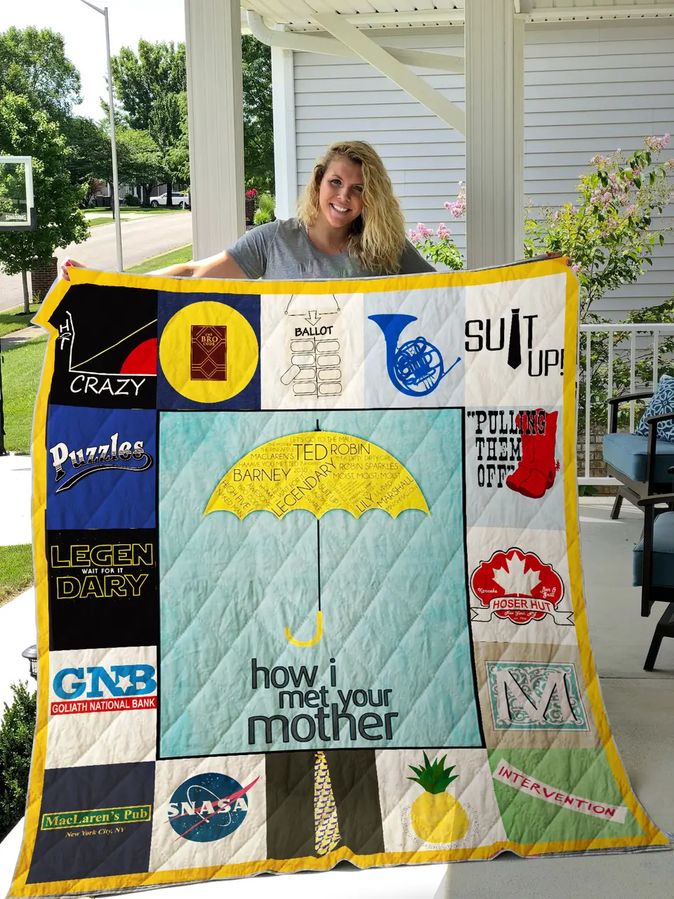 How I Met Your Mother Quilt and Home Decor