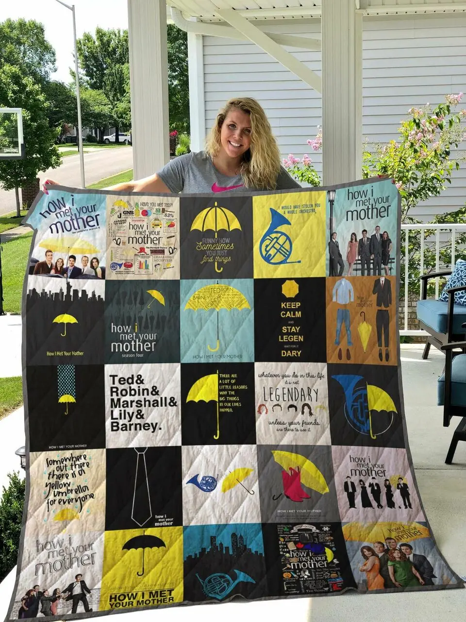 How I Met Your Mother Quilt Blanket and Home Decor