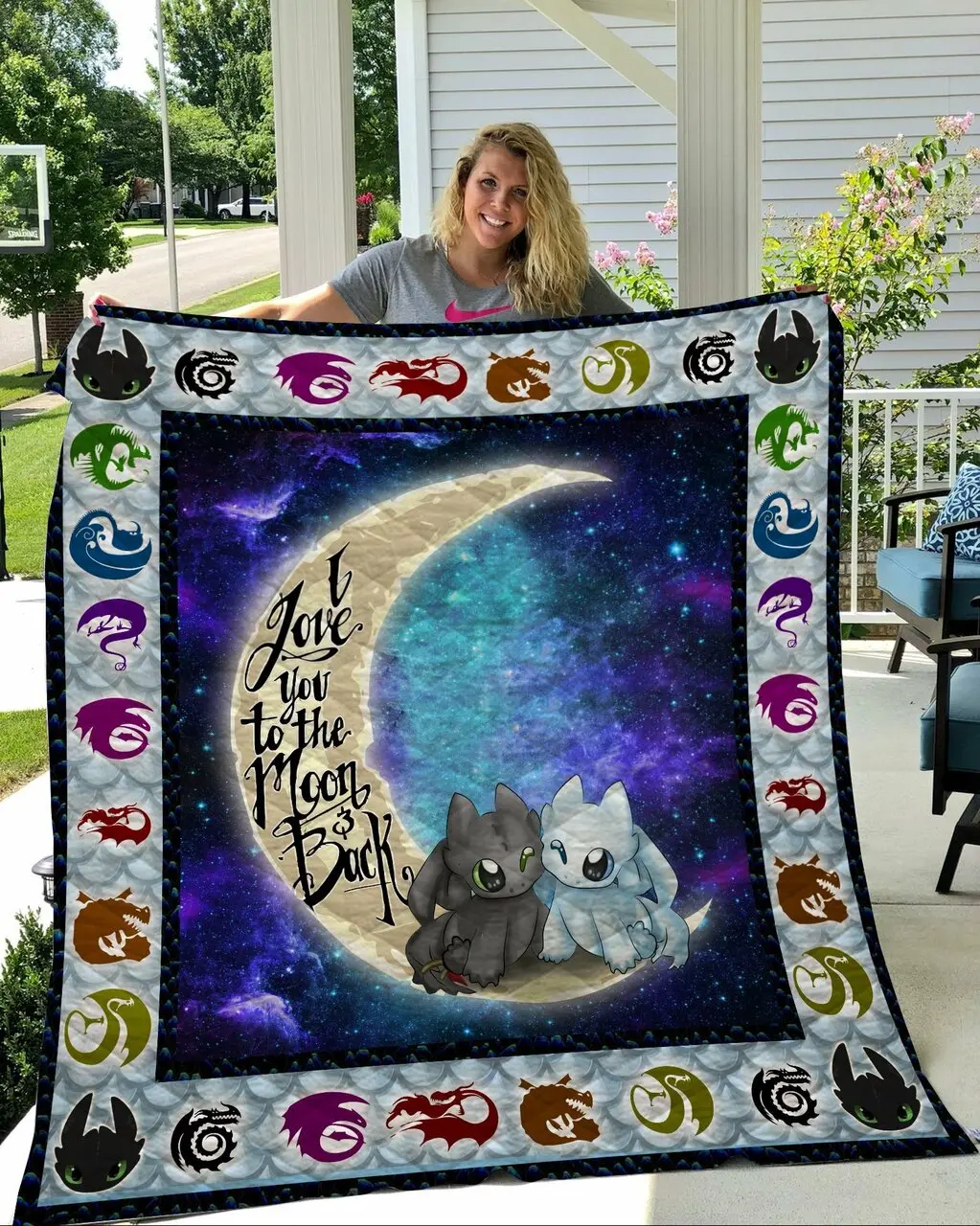 How To Train Your Dragon Quilt and Home Decor