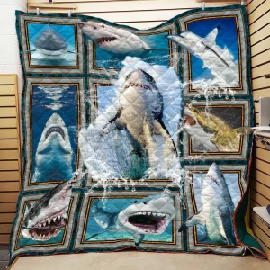 Huge Shark Lover Quilt and Home Decor