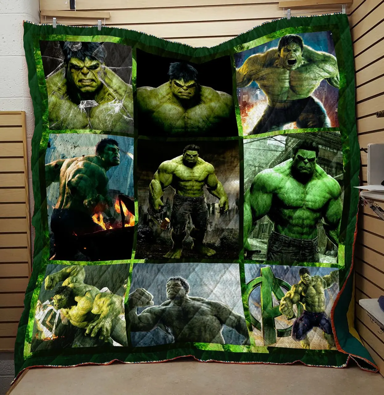 Hulk Superhero Quilt and Home Decor