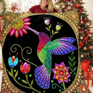 Hummingbird Quilt Rez and Home Decor