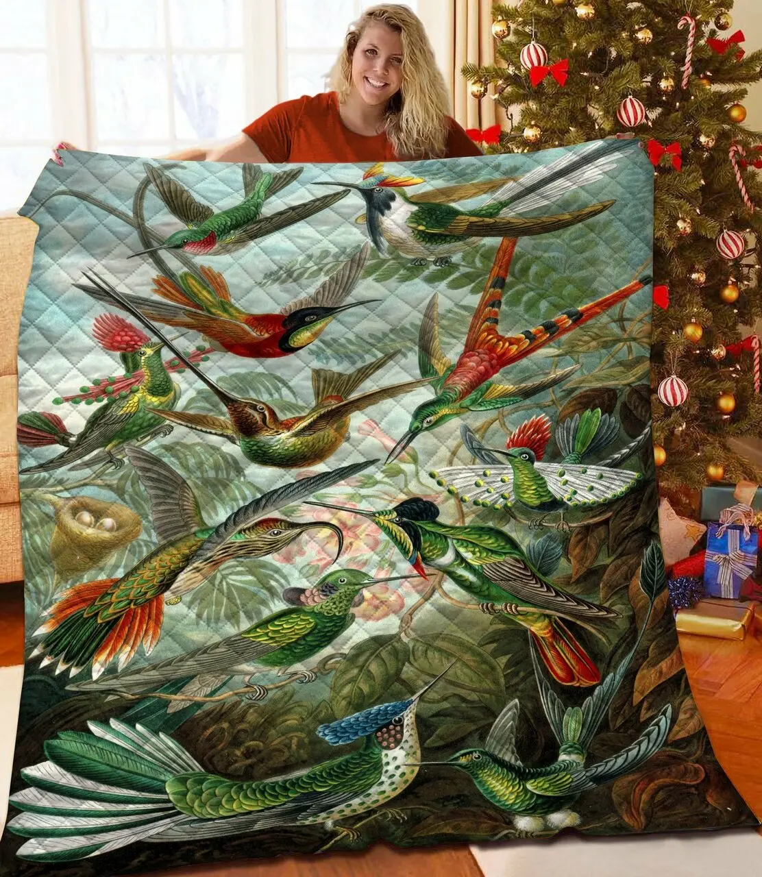 Hummingbird Quilt Rfy and Home Decor