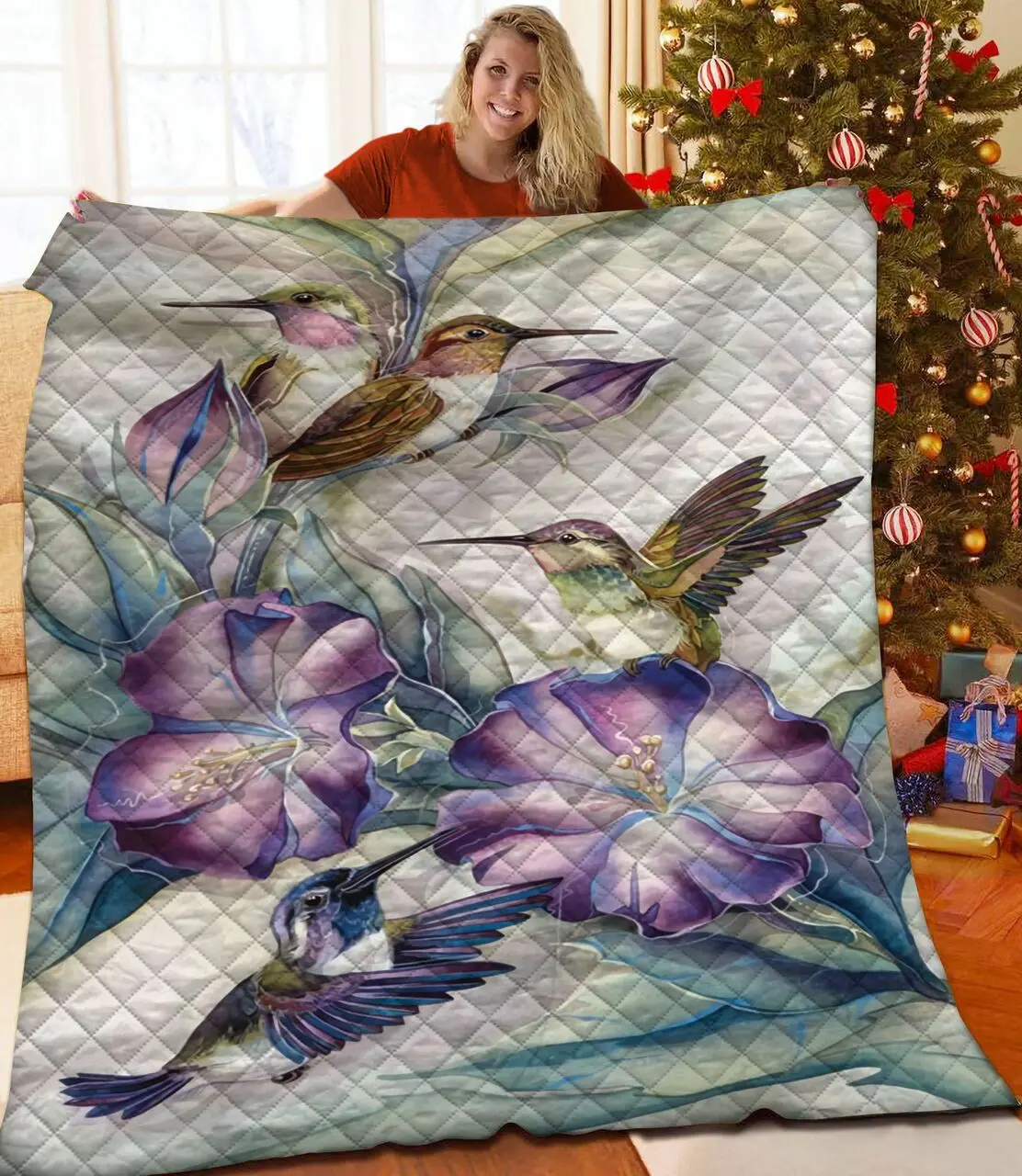 Hummingbird Quilt Rhc and Home Decor