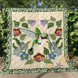 Hummingbird V1 Blanket TH0107 Quilt and Home Decor