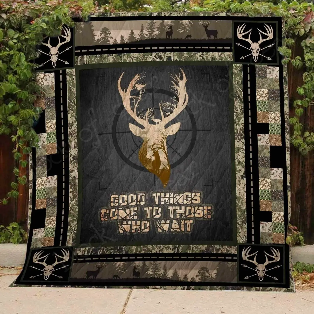 Hunting Blanket Kc18071 Quilt and Home Decor