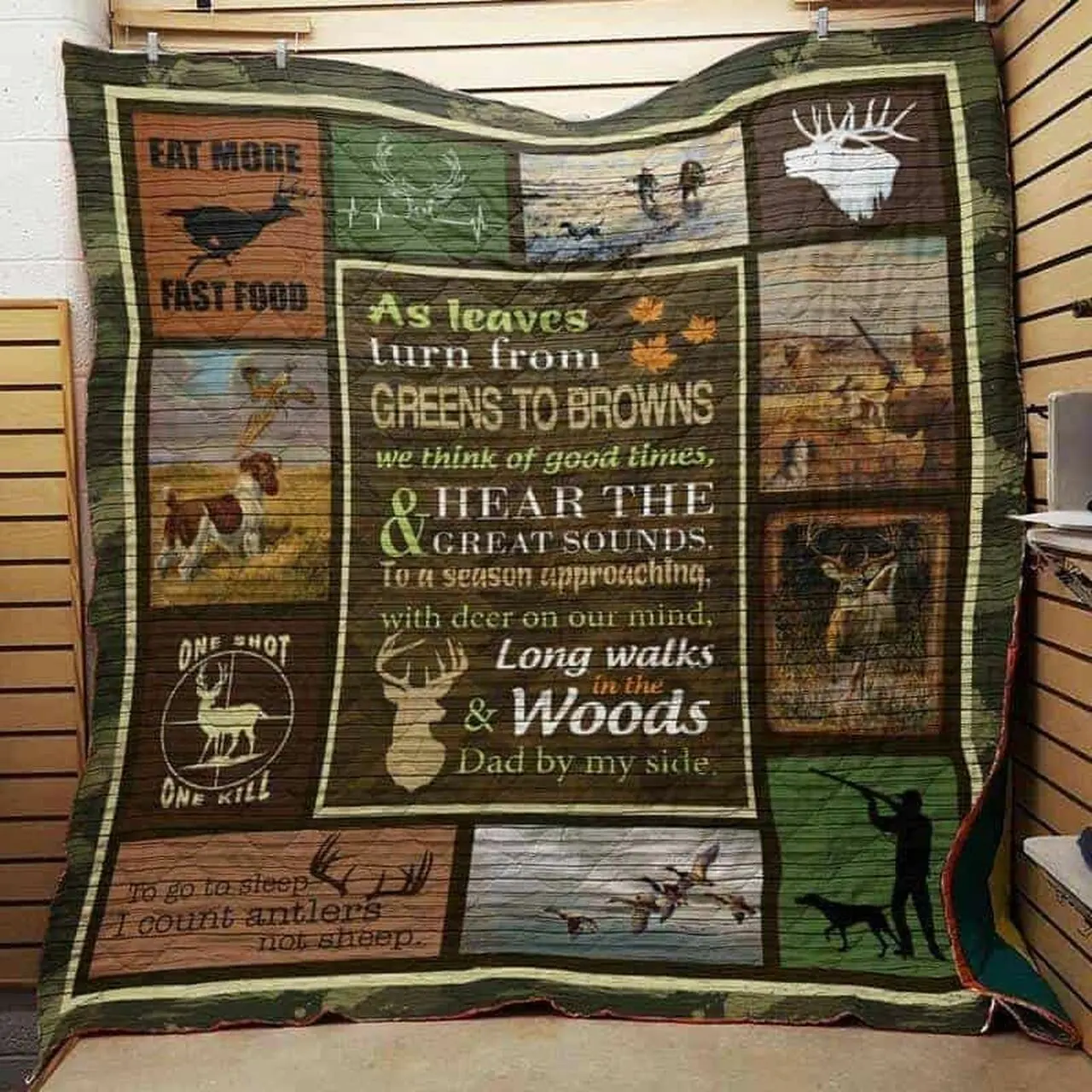 Hunting Cla1610720Q Quilt Blanket and Home Decor