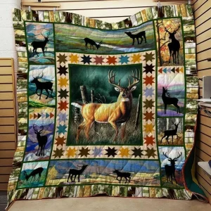 Hunting Deer Seop T5 3D Customized Quilt and Home Decor