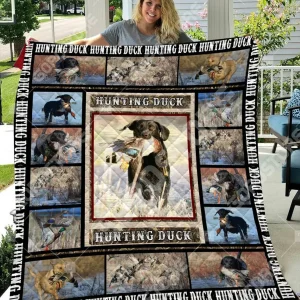 Hunting Duck Like Quilt Blanket and Home Decor